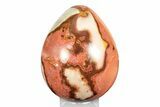 Polished Polychrome Jasper Egg - Madagascar #245691-1